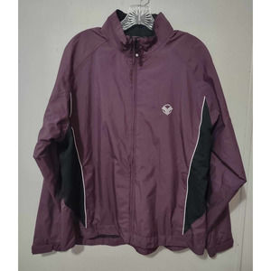 Foot Joy Women's Dry Joys Purple & Black Rain Jacket Size Large